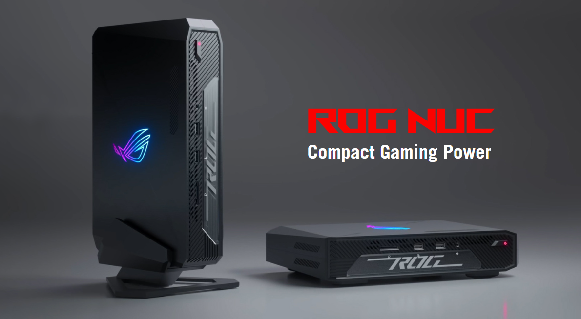 ASUS ROG NUC mini gaming PC now available in Europe; features Core Ultra 9 185H CPU & RTX 4070 - Asus - News