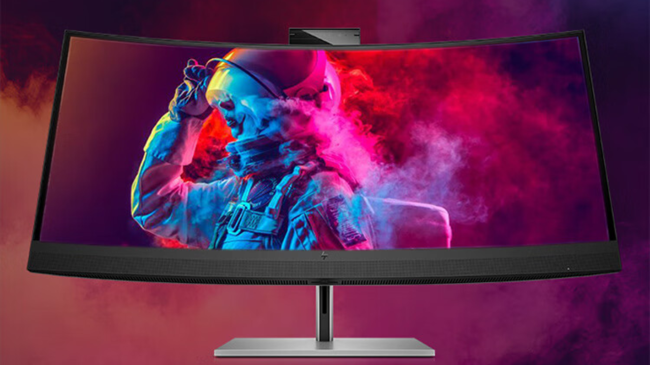 HP launches new 34-inch curved monitor with a 5MP pop-up camera, 100W power delivery - News - News