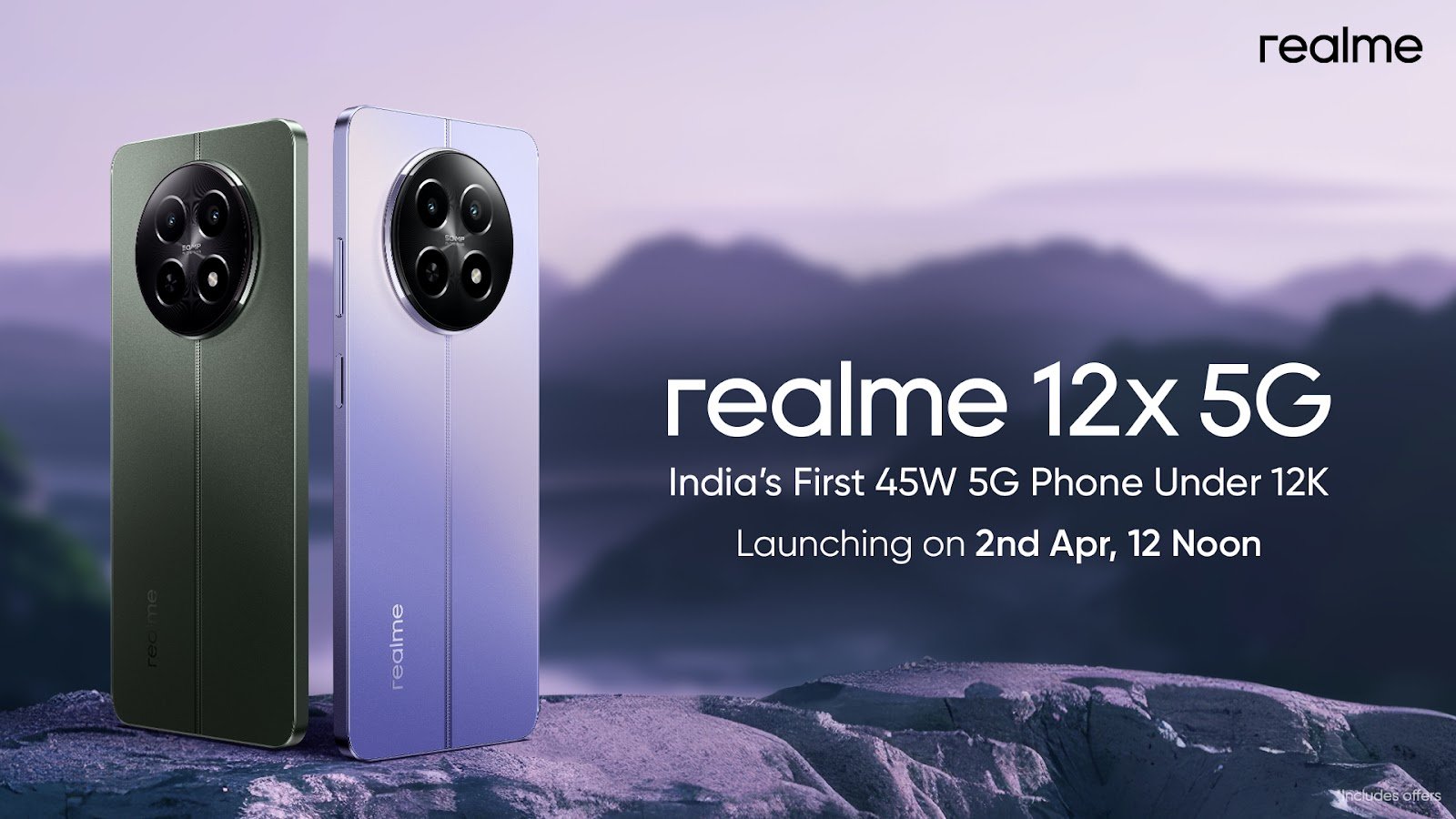 Realme 12x 5G officially compared with Realme 11x: 10+ improvements, cheaper price - News - News