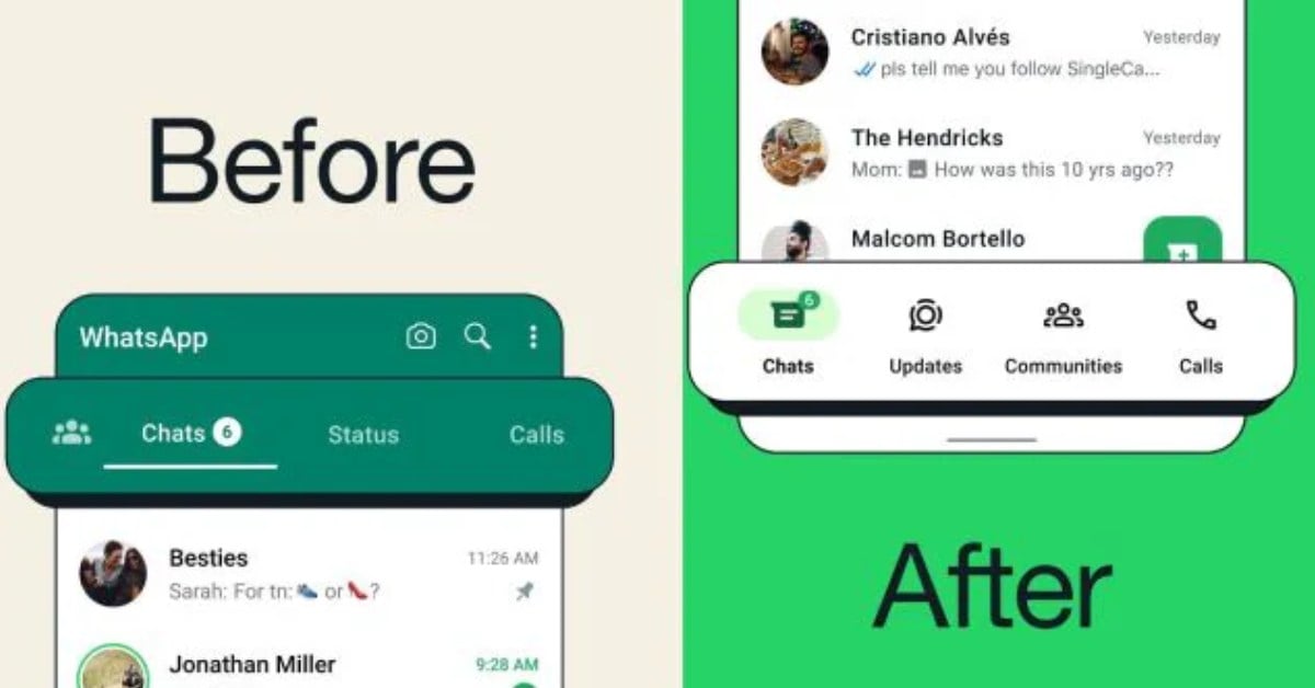 WhatsApp repositions navigation bar for Android phones - News - News