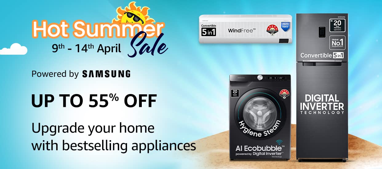 Amazon’s Hot Summer Sale Alert: Avail 55% Off on ACs, Fridges, and Washing Machines - Amazon - News